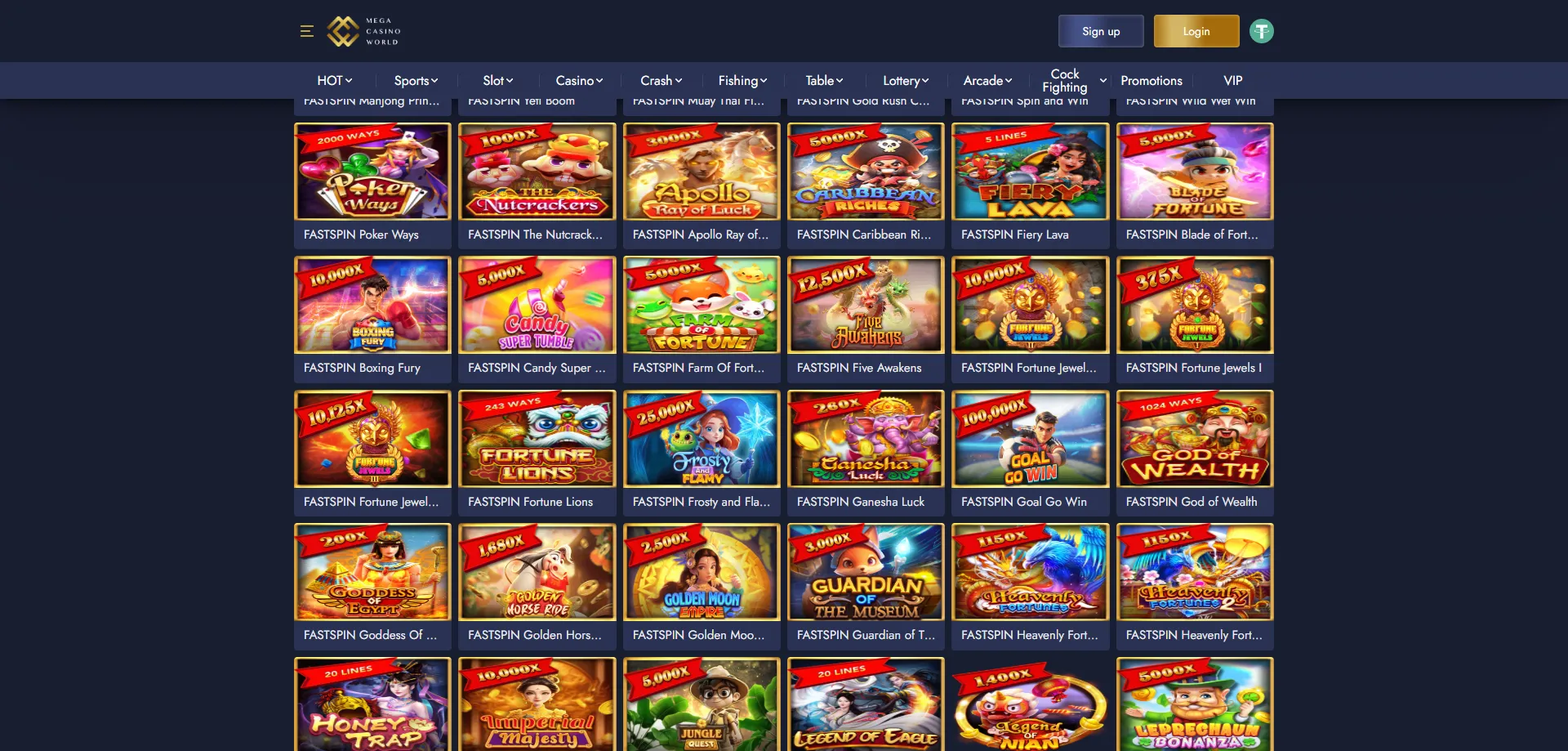 MCW Mega Casino World slots and casino games library Bangladesh