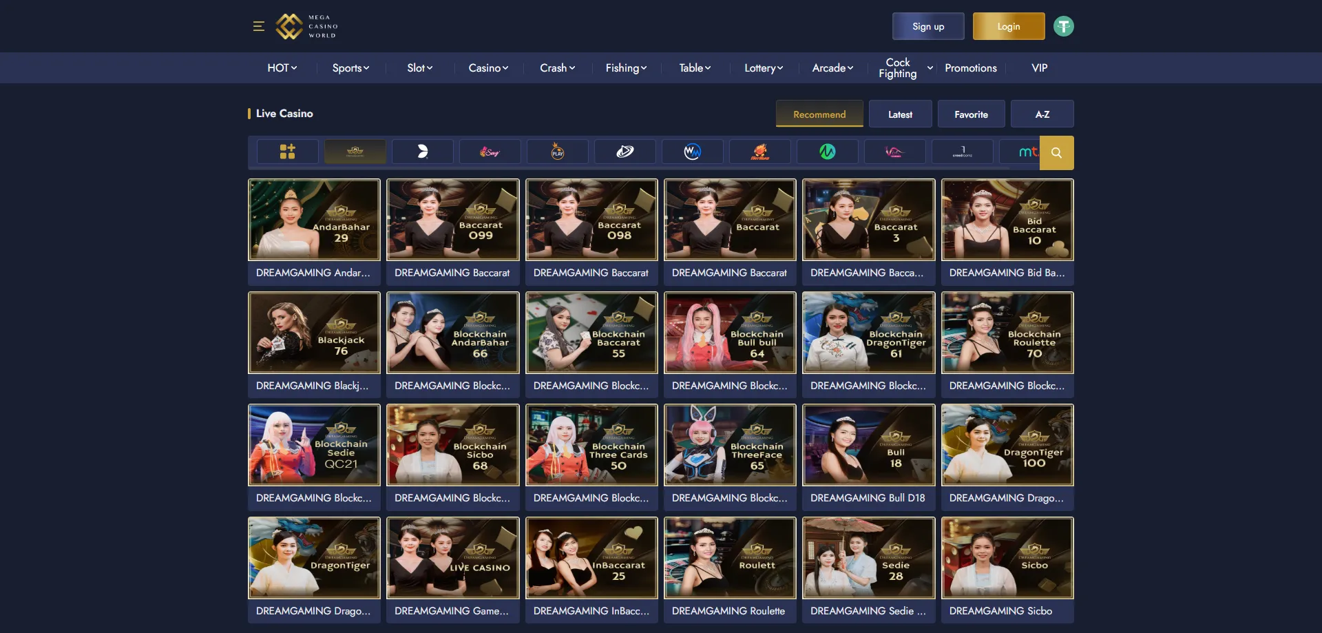 MCW live casino Bangladesh — professional dealers and HD streams