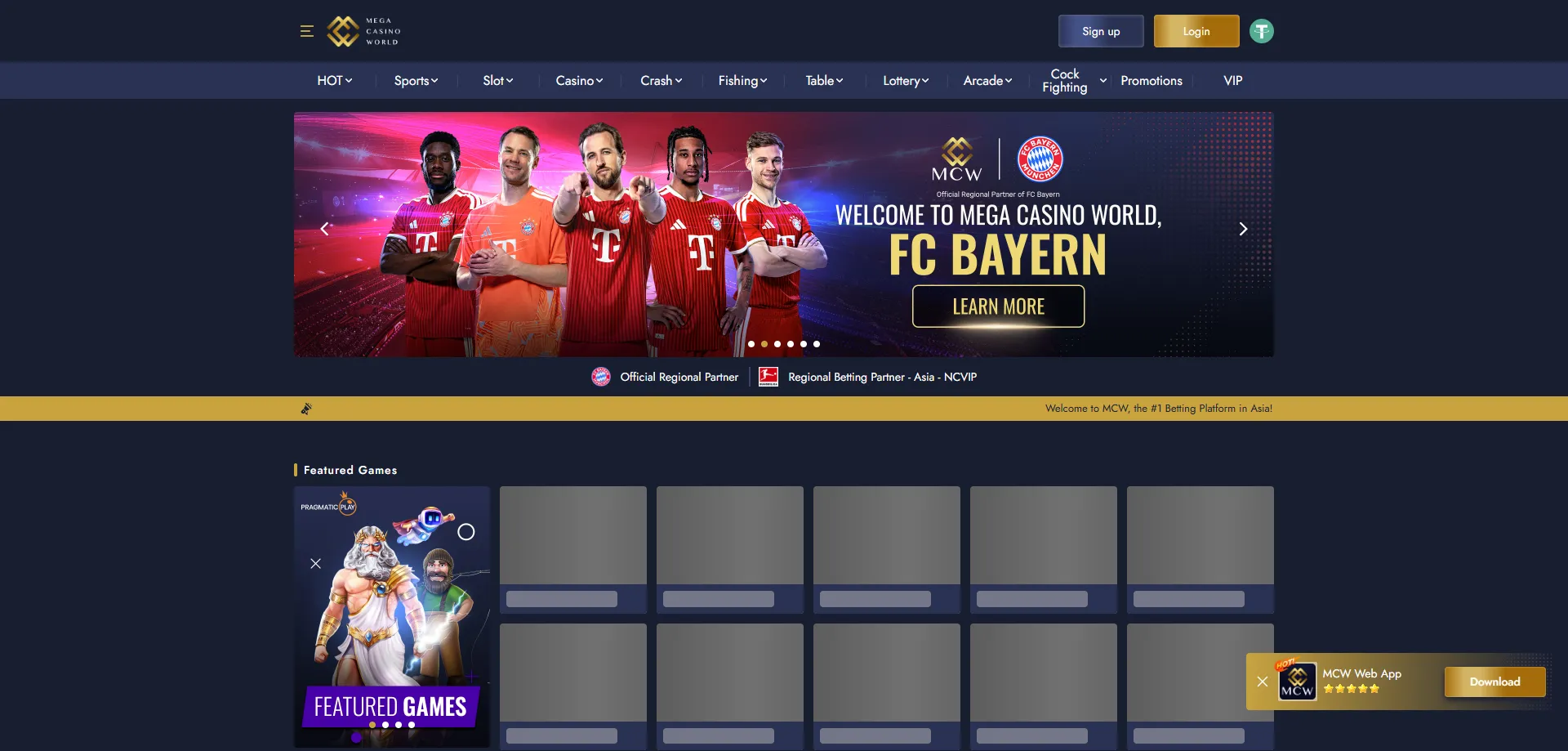 MCW Mega Casino World online casino overview for Bangladesh players
